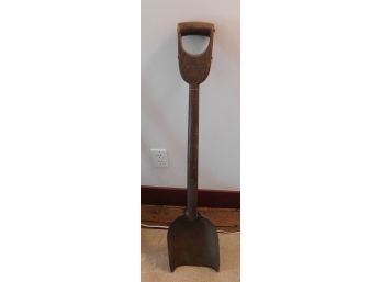 Antique Iron And Wood Grain Shovel