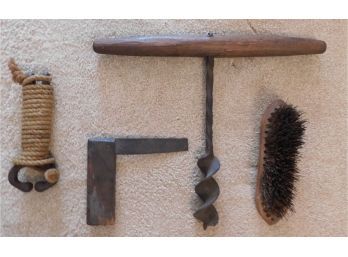 Antique Carpenter's Tools - Lot Of 4