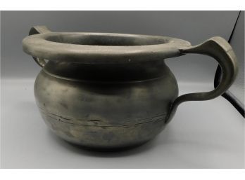 Antique 17th Century Pewter Chamber Pot
