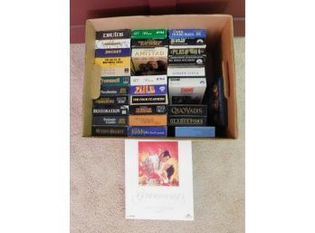 Box Of Assorted VHS Tapes