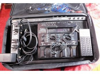 Roland GR-30 Synthesizer With EV-5 Volume Pedal And Powerstrip In PS-25 Pedalboard Carrying Bag