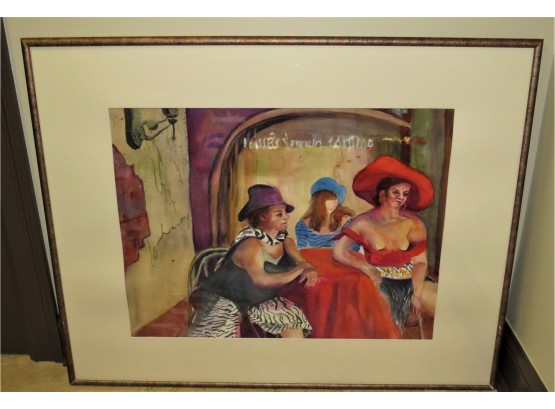 Carol Thaw 'the Cage' Signed & Framed Wall Art