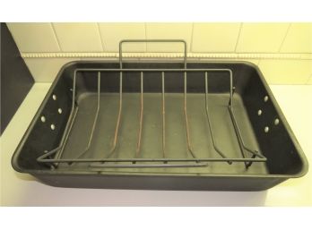 Commercial Aluminum Cookware Roasting Pan With Rack