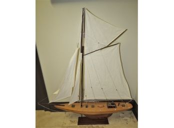 Large Decorative Model Sailboat