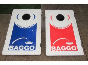 Baggo Official Bag Toss Game With (2) Boards & (8) Bean Bags