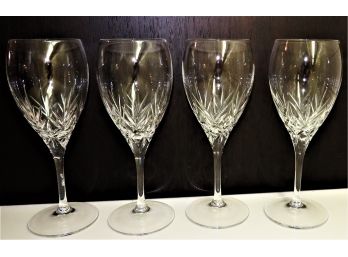 Mikasa Crystal Wine Glasses - Set Of 4