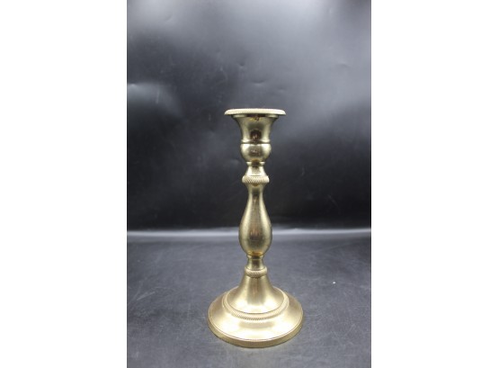 Lacquered Brass Candlestick Holder