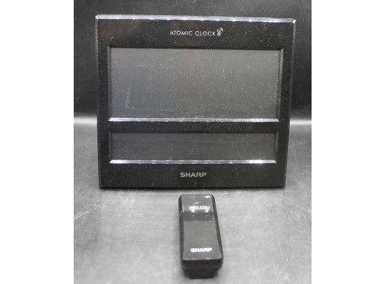 Sharp Digital Atomic Clock Model# SPC1107 W/ Remote
