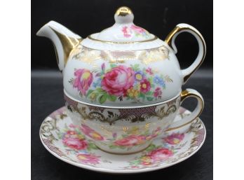 Royal Stafford Rochester Vintage Floral Teapot For One