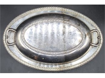 Vintage Mid-Century Silver Plated Lidded Serving Dish