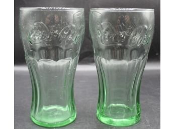 Vintage Pair Of Coca Cola Glasses