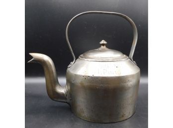 Antique Old English 1860 Cast Iron Kettle