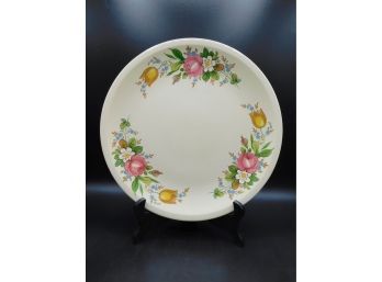 Paden City Pottery Decorative Floral Plate