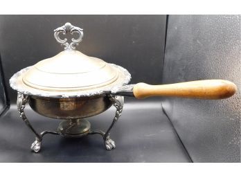 Vintage Silver-plated Chafing Dish
