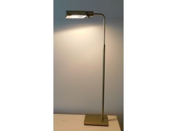 Brass Adjustable Height Floor Lamp