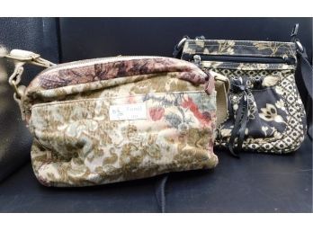Fossil Vintage Floral Handbags - Set Of Two