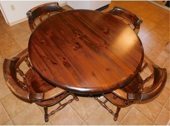Classic Ethan Allen Bennington Pine  Dining Table Set