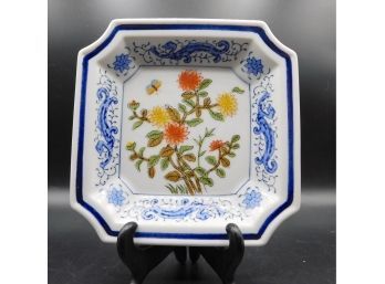 Square Floral #8721 Decorative Plate