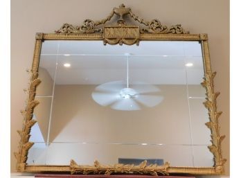 Elegant Ornate Gold Tone Framed Mirror