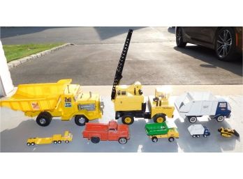 Assorted Lot Of Toy Trucks, 8 Total In Lot
