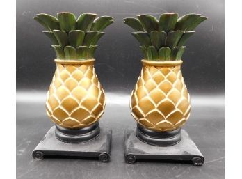 Elegant Pineapple Bookends