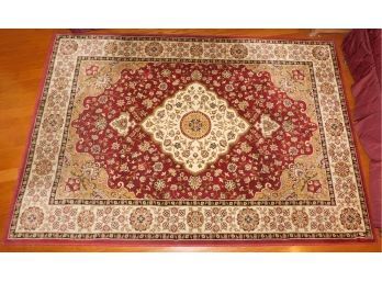 Stylish Creations Collection Red & Ivory Persian Design Area Rug
