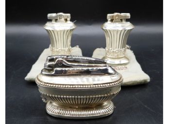 Vintage Ronson Lighters - Set Of Three