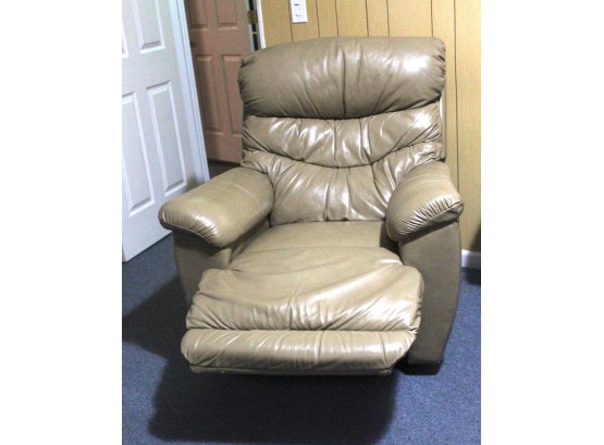 Soft Leather Glider Recliner Chair
