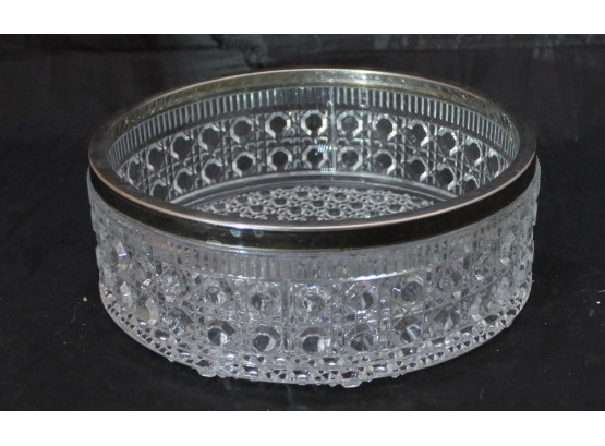 Crystal Candy Dish With Trim