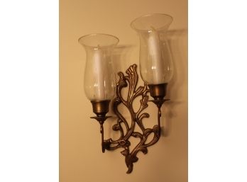 Set Of Brass Wall Sconces
