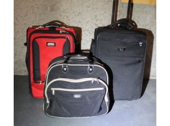 Assorted Luggage, 3 Suitcases