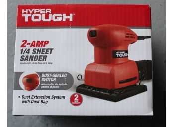 Hyper Tough 2-AMP 1/4 Sheet Hand Sander, New In Box