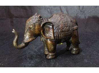 Small Brass Elephant Figurine