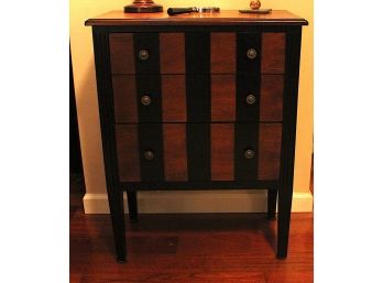 3 Draw Wood End Table