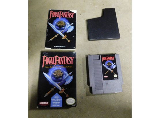 Vintage Final Fantasy Nintendo Game With Original Box