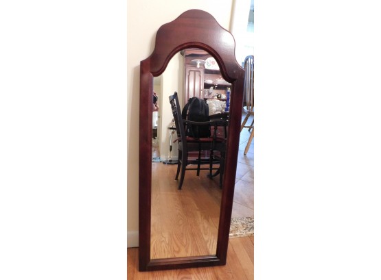 Southern Enterprises Solid Cherry Wood Wall Mirror