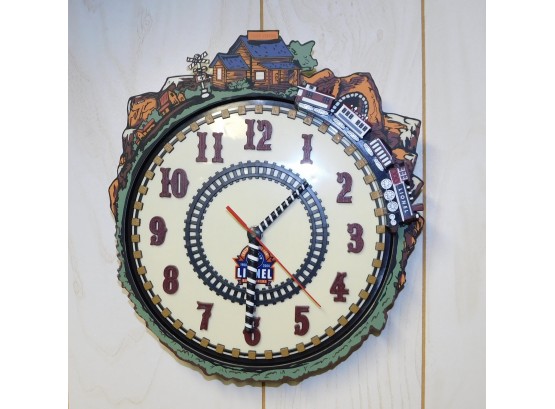 Collectible Emson Lionel Battery Operated Train Clock