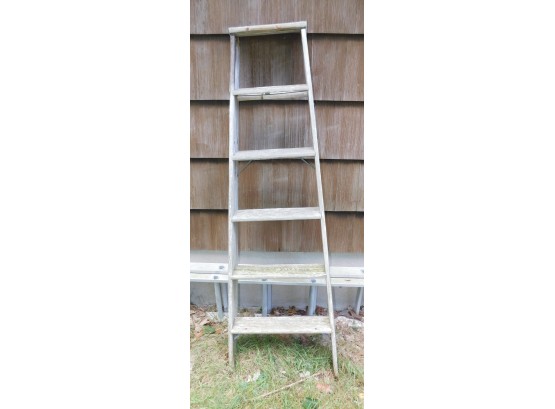 6FT A-frame Wood Ladder