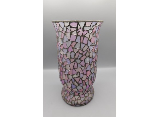 Lovely Purple Tile-style Vase