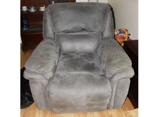 Haining Gelin Furniture Co. Microsuede Reclining Chair