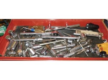 Assorted Lot Of Sockets/wrenches