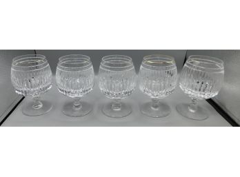 Set Of Marquis By Waterford Snifter Glasses - 8 Total