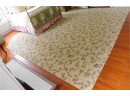 Yellow And Pink Floral Area Rug 143'L X 143'D