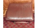 24' Upholstered Nail Head Bar Stool - Cherry/Black Color