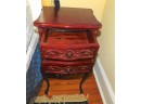Louis XV Style - Mahogany Nightstand With 2 Drawers