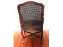 19th Century Rattan Style Chair With Removable Cushion