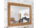 Lovely Rectangular Wall Mirror With Gold Tone Frame