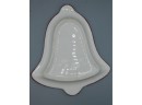 Bell Shaped Holiday Santa Clause Cookie Plate