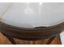Antique Hand Carved Marble Top Wooden Table