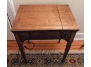 Vintage Wooden Sewing Machine Table Only